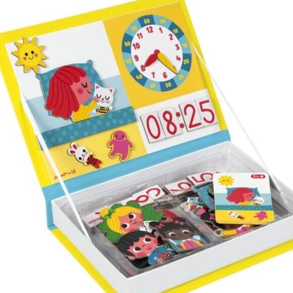 New Sealed Janod Magneti’Book Learn to Tell The Time • 3 to 8 Years - Picture 3 of 13